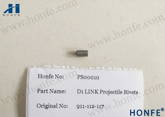 Projectile Rivet 911112117 ชิ้นส่วนอะไหล่เครื่องจักรทอผ้าสำหรับ Sulzer Loom